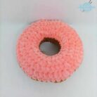 Ciambella Amigurumi in Ciniglia marrone rosa