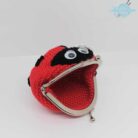 Portamonete Clic Clac a Coccinella in Cotone 2