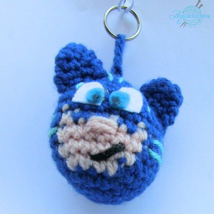 Portachiavi Pj Mask uncinetto Gattoboy