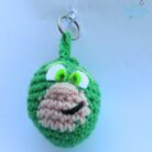 Portachiavi Pj Mask uncinetto Geko